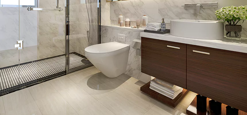 Burst Pipe Bathroom Cleanup in Jackson